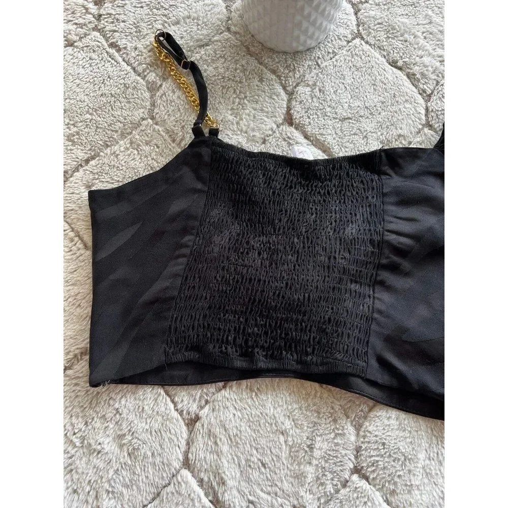 DAIMARAN Oxford Women's Two-Piece Set Top Long Sleeve + Skirt Black S - Picture 3 of 7